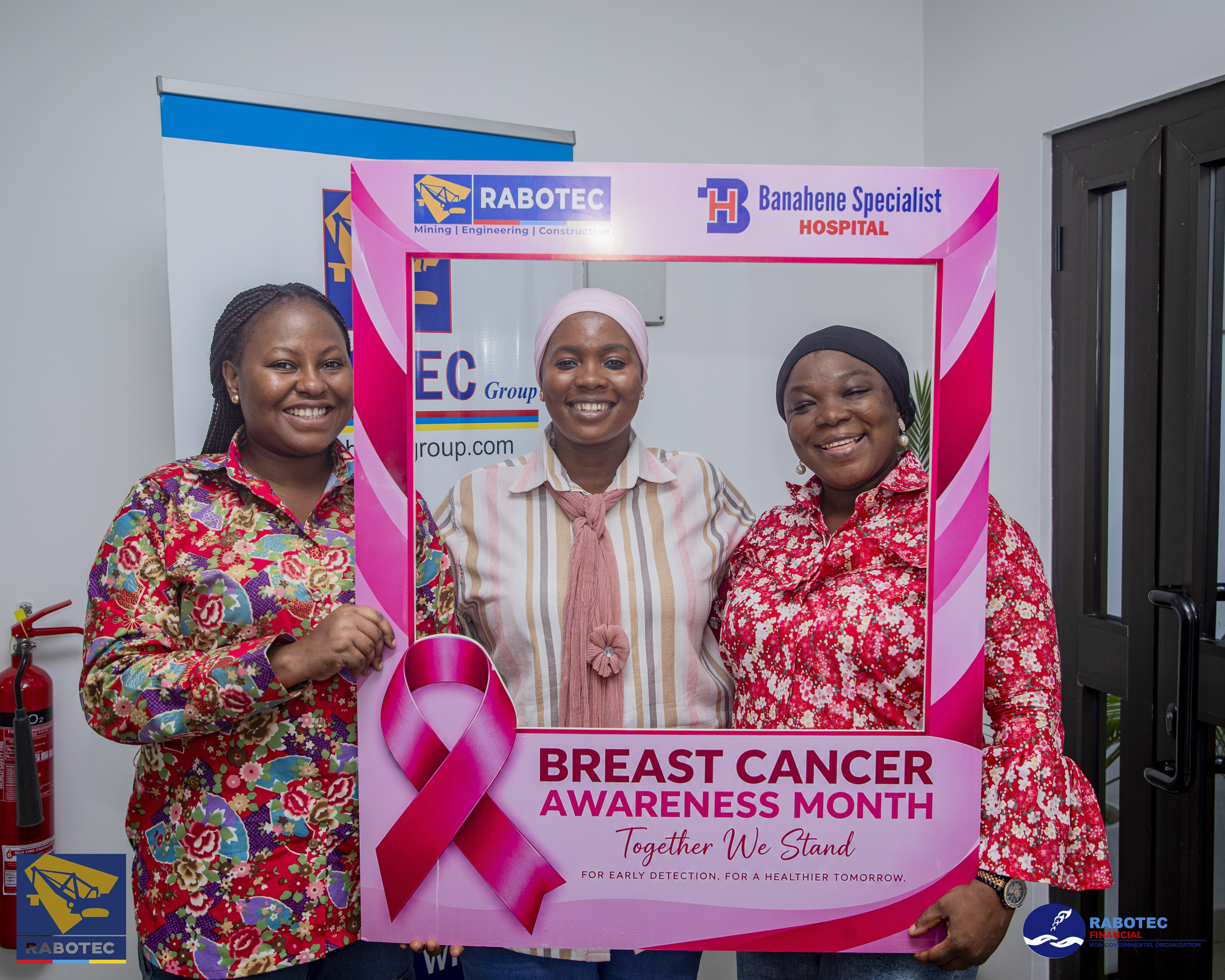 Rabotec Group Partners Banahene Specialist Hospital for Breast Cancer Screening Exercise.